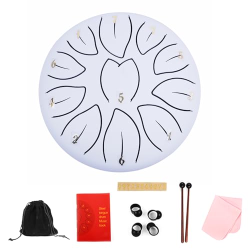 Ethereal Drum Percussion Instrument 11 Hinweis Stahlzungentrommel Für Erwachsene Anfänger Kinder Handpanern Drum Mit Drumstick Ethereal Drum Percussion Instrument 11 Hinweis Stahlzungentrommel Für Erwachsene Anfänger Kinder Handpanern Drum Mit Drumstick von Vdaxvme