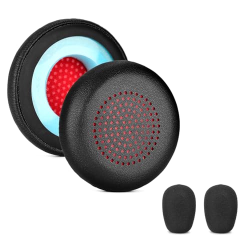 Ohrpolster aus Proteinleder, Ohrpolster aus Memory-Schaum, Ohrenschützer mit Mikrofon-Form für Poly 4310/4320/UC2 Headsets Ohrpolster aus Proteinleder, Ohrpolster aus Memory-Schaum, Ohrenschützer mit Mikrofon-Form für Poly 4310/4320/UC2 Headsets von Vdaxvme