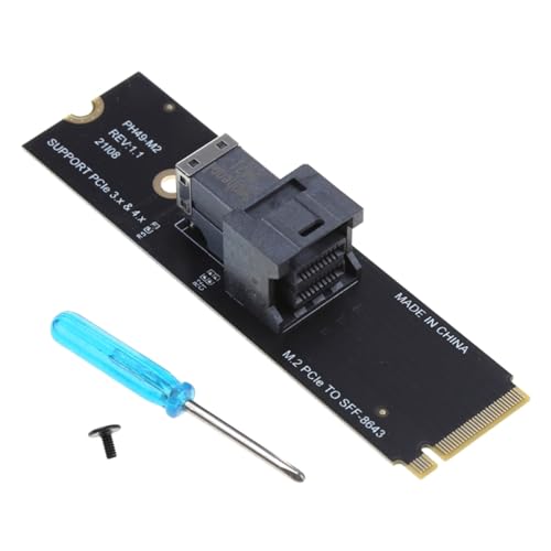 PCIE auf SFF-8643 NVME Host Controller PCIe Erweiterungskarte SFF-8643 Festplattenadapterkarte für PC Desktop Zubehör von Vdaxvme