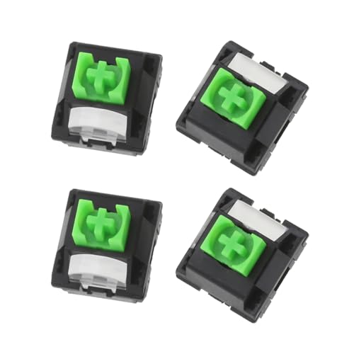 Vdaxvme 4 grüne Schaftschalter für mechanische Tastatur mit anpassbarer Beleuchtung von Vdaxvme