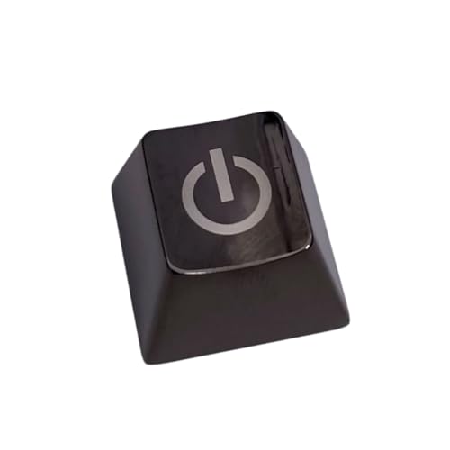 Vdaxvme Metall-Tastenkappe aus Legierung mit graviertem Power-Tasten-Zeichen für mechanische Tastaturen von Vdaxvme