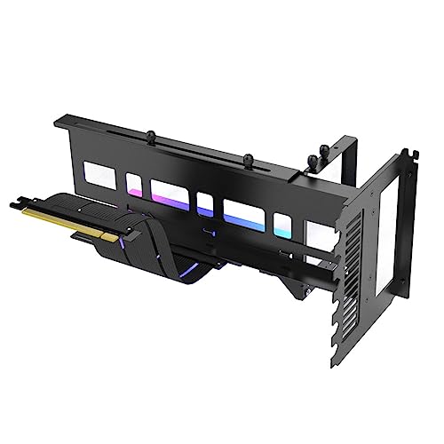 Vdaxvme PCIE X16 Vertikale GPU-Halterung PC-Gehäuse Grafikkarte Lenkhalterung Halter Ersatz für PC-Gehäuse von Vdaxvme