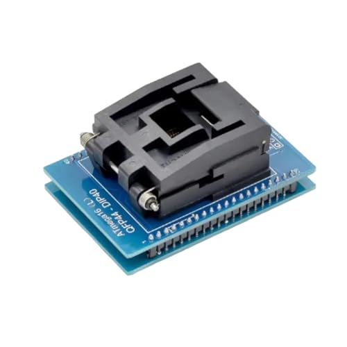 Vdaxvme Präzise TQFP44 auf DIP40 Konverter-Buchse, kleine Größe für ATmega-Chips, effizientes Testen von ATmega-Mikrocontrollern von Vdaxvme
