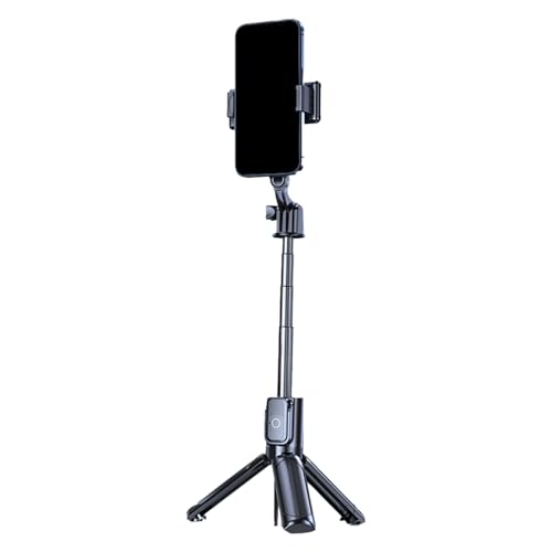 Portable Selfie Stick, Wireless Selfie Sticks, .91x1.18x1.18 Inches Handheld Stabilizer Remote Control, Tripod Phone Holder for Live Streaming, Outdoor Use and Black Portable Selfie Stick, Wireless Selfie Sticks, .91x1.18x1.18 Inches Handheld Stabilizer Remote Control, Tripod Phone Holder for Live Streaming, Outdoor Use and Black von Veasbuu