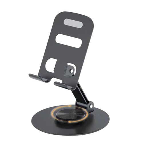 Veasbuu Phone Stand, 360 Rotating Flexible Holder, 3.54x1.26x4.02 Inches Adjustable Height and Angle, Foldable Desk Base, Portable Cell Phones for Convenient Viewing Alloy Veasbuu Phone Stand, 360 Rotating Flexible Holder, 3.54x1.26x4.02 Inches Adjustable Height and Angle, Foldable Desk Base, Portable Cell Phones for Convenient Viewing Alloy von Veasbuu