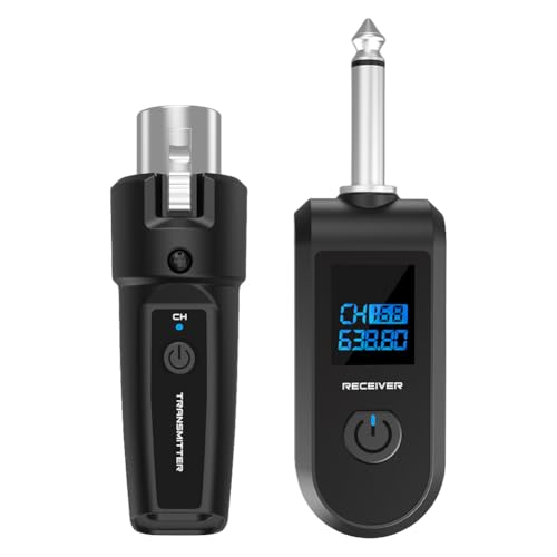 Veasbuu Wireless Microphone Adapter, High Sensitivity Transmitter Receiver, Clear Wireles Transmission System, Professional Mic, Ideal for Offices and Home Use Material Aluminum Alloy Veasbuu Wireless Microphone Adapter, High Sensitivity Transmitter Receiver, Clear Wireles Transmission System, Professional Mic, Ideal for Offices and Home Use Material Aluminum Alloy von Veasbuu