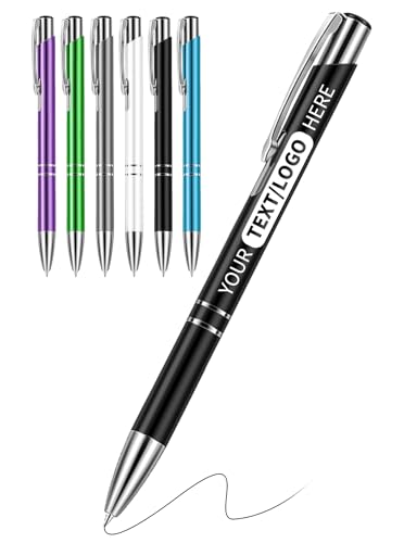 Vebermo Personalisierte einziehbare Kugelschreiber | Bulk-Gravierte Stifte für Business für Frauen und Männer | Individueller Name Text Schreiben Stift mit schwarzer Tinte für Schule und Büro Vebermo Personalisierte einziehbare Kugelschreiber | Bulk-Gravierte Stifte für Business für Frauen und Männer | Individueller Name Text Schreiben Stift mit schwarzer Tinte für Schule und Büro von Vebermo