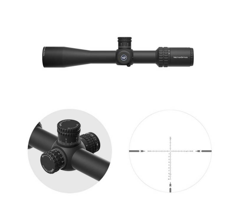 Vector Optics Vector Optics SCFF-49 Orion MAX 3-18x44FFP HD Zielfernrohr (Ideal für Jagd, Sport und Airsoft) von Vector Optics