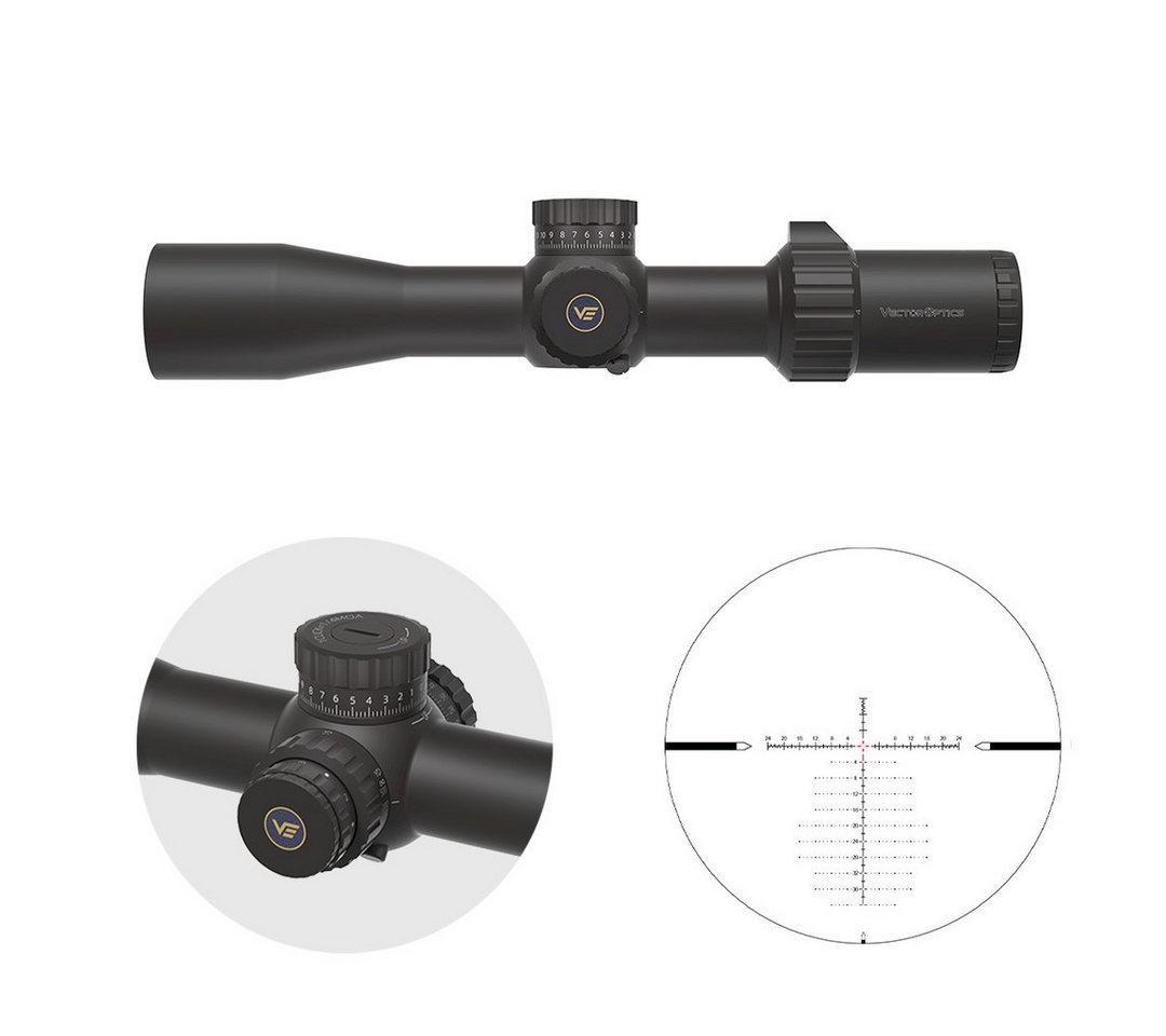 Vector Optics Vector Optics SCFF-50 Taurus 4-16x44 HD MOA Zielfernrohr (Ideal für Jagd, Sport und Airsoft) von Vector Optics