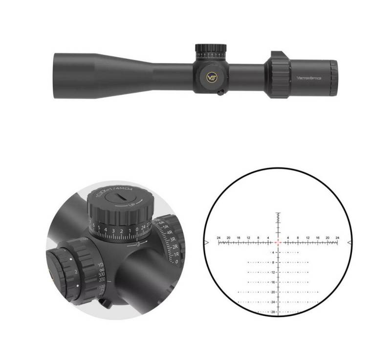 Vector Optics Vector Optics SCFF-51 Tauron 6-24x50 HD MOA Zielfernrohr (Ideal für Jagd, Sport und Airsoft) von Vector Optics
