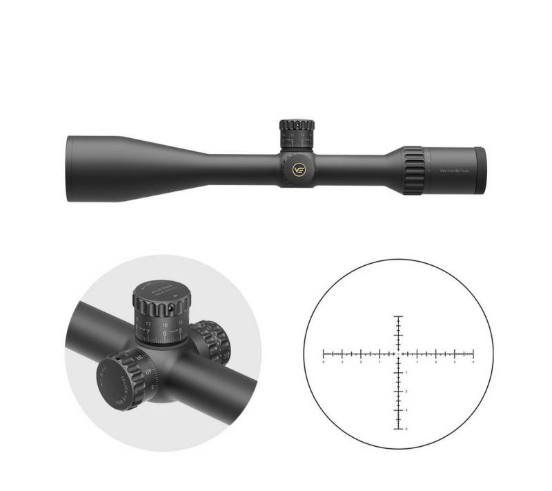 Vector Optics Vector Optics SCOL-TM52 Continental 6-48x56ED SFP MIL Zielfernrohr (Ideal für Jagd, Sport und Airsoft) von Vector Optics