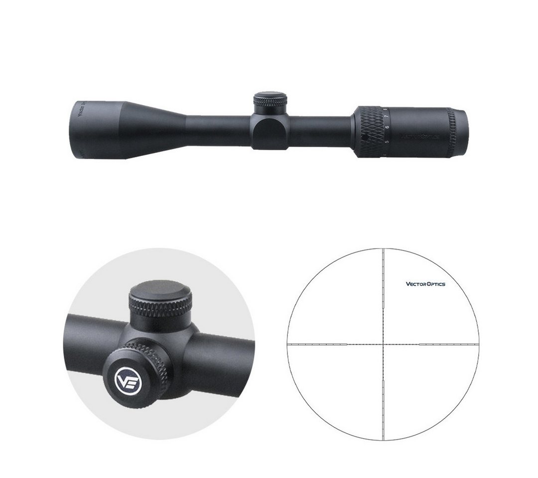 Vector Optics Vector Optics SCOM-32 Matiz 3-9x40 MIL SFP Zielfernrohr (Ideal für Jagd, Sport und Airsoft) von Vector Optics