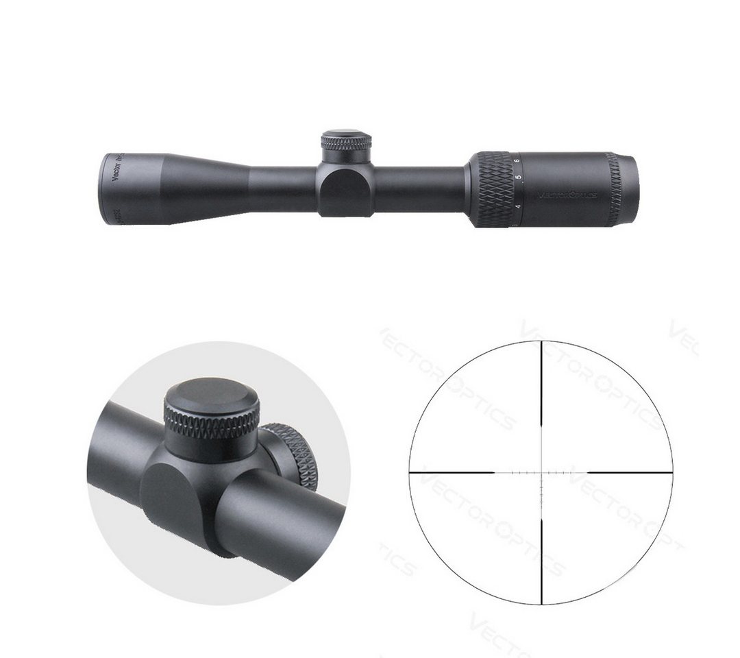 Vector Optics Vector Optics SCOM-33 Matiz 2-7x32 MOA SFP Zielfernrohr (Ideal für Jagd, Sport und Airsoft) von Vector Optics