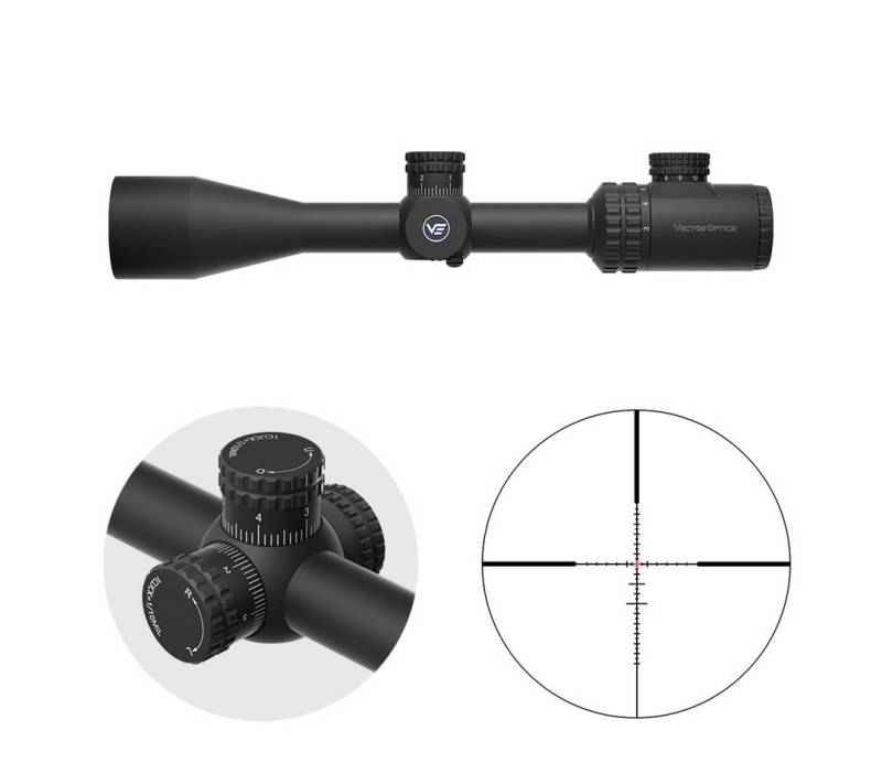 Vector Optics Vector Optics SCOM-44 Hugo 3-12x40i Fiber SFP Zielfernrohr (Ideal für Jagd, Sport und Airsoft) von Vector Optics