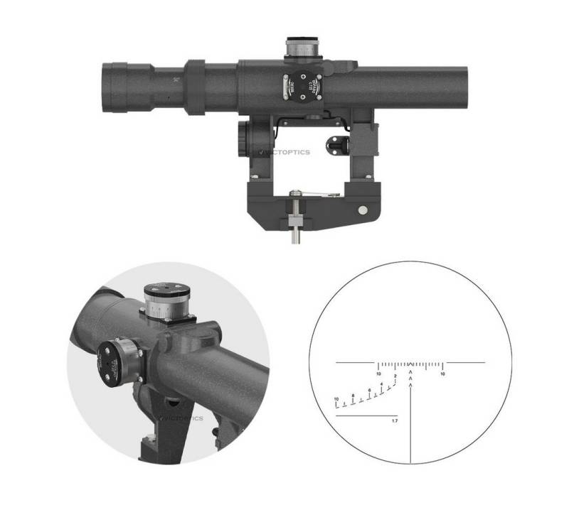Vector Optics Victoptics OPFF-03 SVD 3-9x24 FFP Zielfernrohr (Ideal für Jagd, Sport und Airsoft) von Vector Optics