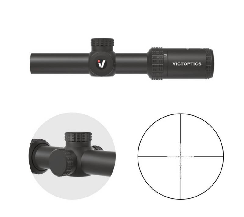 Vector Optics Victoptics VIOC-01 SOI 1.5-5x20 Zielfernrohr (Ideal für Jagd, Sport und Airsoft) von Vector Optics