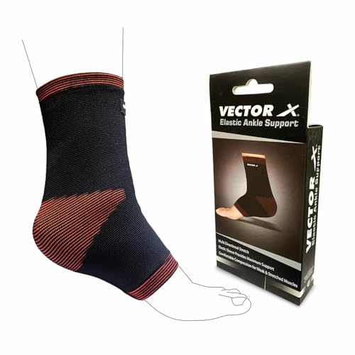 VECTOR X Elastic Elbow Support | Color: Black | Size: Large | for Men & Boys | Material: Elasticized Fabric | Stabilizing The Joint | Long Lasting Durability VECTOR X Elastic Elbow Support | Color: Black | Size: Large | for Men & Boys | Material: Elasticized Fabric | Stabilizing The Joint | Long Lasting Durability von Vector X