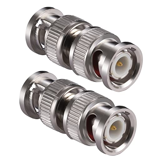 Vecys 2PCS BNC-Adapter BNC-Stecker auf BNC-Stecker für CB-Antenne BNC-Antenne CB-Antenne CB-Antenne 4G-Antenne Amateurfunk HD-Video HDTV von Vecys