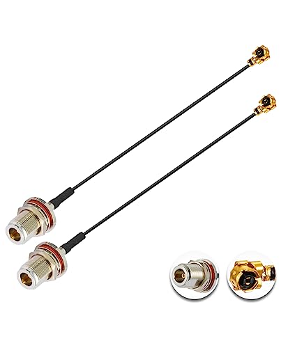 Vecys 2PCS U.FL IPEX zu N Typ Buchse Low Loss Koaxialkabel 10" /25CM U.fl/IPEX 1.13mm Mini-Koaxial Pigtail Kabel für Wireless Router Mini PCIE Netzwerkkarten PCI Wi-Fi WAN Repeater Vecys 2PCS U.FL IPEX zu N Typ Buchse Low Loss Koaxialkabel 10" /25CM U.fl/IPEX 1.13mm Mini-Koaxial Pigtail Kabel für Wireless Router Mini PCIE Netzwerkkarten PCI Wi-Fi WAN Repeater von Vecys