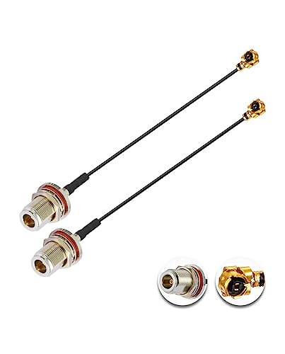 Vecys 2PCS U.FL IPEX zu N Typ Buchse Low Loss Koaxialkabel 2" /5CM U.fl/IPEX 1.13mm Mini-Koaxial Pigtail Kabel für Wireless Router Mini PCIE Netzwerkkarten PCI Wi-Fi WAN Repeater Vecys 2PCS U.FL IPEX zu N Typ Buchse Low Loss Koaxialkabel 2" /5CM U.fl/IPEX 1.13mm Mini-Koaxial Pigtail Kabel für Wireless Router Mini PCIE Netzwerkkarten PCI Wi-Fi WAN Repeater von Vecys