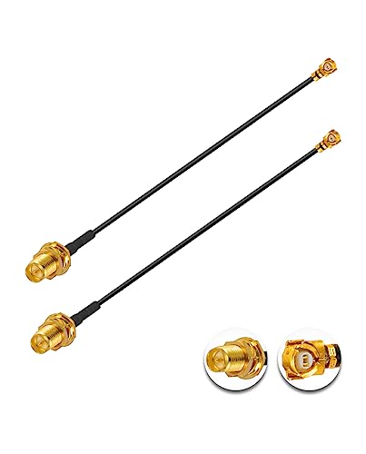 Vecys 2PCS U.FL IPEX zu RP-SMA Buchse Low Loss Koaxialkabel 2" /5CM U.fl/IPEX 1.37mm Koaxial Pigtail Kabel für Wireless Router Mini PCIE Netzwerkkarten PCI Wi-Fi WAN Repeater Vecys 2PCS U.FL IPEX zu RP-SMA Buchse Low Loss Koaxialkabel 2" /5CM U.fl/IPEX 1.37mm Koaxial Pigtail Kabel für Wireless Router Mini PCIE Netzwerkkarten PCI Wi-Fi WAN Repeater von Vecys