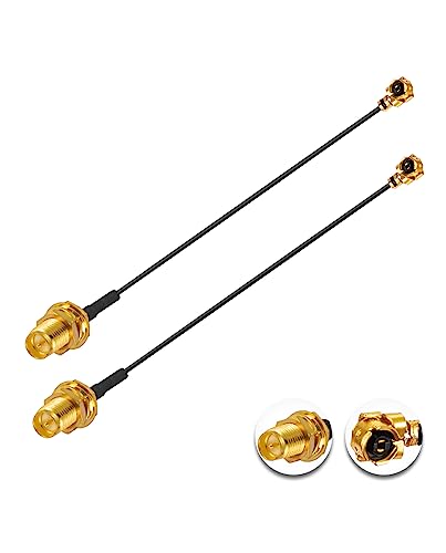 Vecys 2PCS U.FL IPEX zu RP-SMA Buchse Low Loss Koaxialkabel 4" /10CM U.fl/IPEX 1.13mm Mini-Koaxial Pigtail Kabel für Wireless Router Mini PCIE Netzwerkkarten PCI Wi-Fi WAN Repeater Vecys 2PCS U.FL IPEX zu RP-SMA Buchse Low Loss Koaxialkabel 4" /10CM U.fl/IPEX 1.13mm Mini-Koaxial Pigtail Kabel für Wireless Router Mini PCIE Netzwerkkarten PCI Wi-Fi WAN Repeater von Vecys