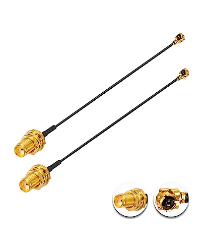 Vecys 2PCS U.FL IPEX zu SMA Buchse Low Loss Koaxialkabel 2" /5CM U.fl/IPEX 1.13mm Mini-Koaxial Pigtail Kabel für Wireless Router Mini PCIE Netzwerkkarten PCI Wi-Fi WAN Repeater Vecys 2PCS U.FL IPEX zu SMA Buchse Low Loss Koaxialkabel 2" /5CM U.fl/IPEX 1.13mm Mini-Koaxial Pigtail Kabel für Wireless Router Mini PCIE Netzwerkkarten PCI Wi-Fi WAN Repeater von Vecys