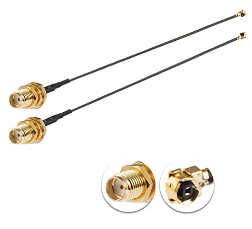 Vecys 2PCS U.FL IPEX zu SMA Buchse Low Loss Koaxialkabel 6" /15CM U.fl/IPEX 1.13mm Mini-Koaxial Pigtail Kabel für Wireless Router Mini PCIE Netzwerkkarten PCI Wi-Fi WAN Repeater Vecys 2PCS U.FL IPEX zu SMA Buchse Low Loss Koaxialkabel 6" /15CM U.fl/IPEX 1.13mm Mini-Koaxial Pigtail Kabel für Wireless Router Mini PCIE Netzwerkkarten PCI Wi-Fi WAN Repeater von Vecys