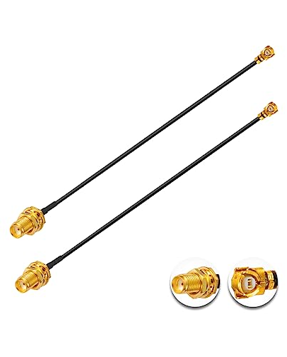 Vecys 2PCS U.FL IPEX zu SMA Female Low Loss Koaxialkabel 8" /20CM U.fl/IPEX 1.37mm Mini-Koaxial Pigtail Kabel für Wireless Router Mini PCIE Netzwerkkarten PCI Wi-Fi WAN Repeater Vecys 2PCS U.FL IPEX zu SMA Female Low Loss Koaxialkabel 8" /20CM U.fl/IPEX 1.37mm Mini-Koaxial Pigtail Kabel für Wireless Router Mini PCIE Netzwerkkarten PCI Wi-Fi WAN Repeater von Vecys