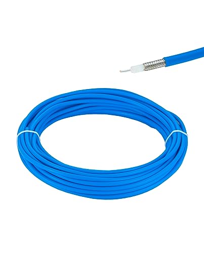 Vecys 32.8ft/10m RG402 Semi-Flexibles RF Koaxialkabel RG402 .141” Kabel mit FEP Blauem Mantel Vecys 32.8ft/10m RG402 Semi-Flexibles RF Koaxialkabel RG402 .141” Kabel mit FEP Blauem Mantel von Vecys