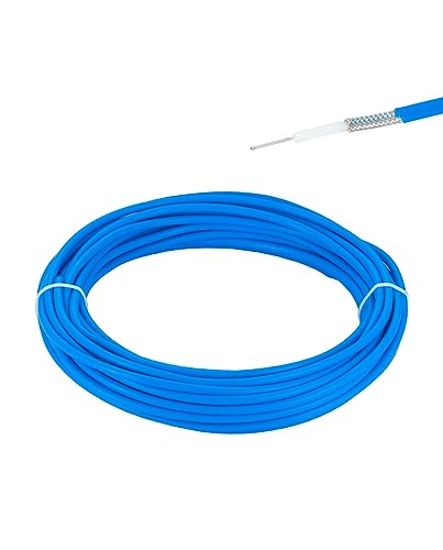 Vecys 32.8ft/10m RG405 Halbflexibles RF Koaxialkabel RG405 .086" Kabel mit Blauem Mantel Vecys 32.8ft/10m RG405 Halbflexibles RF Koaxialkabel RG405 .086" Kabel mit Blauem Mantel von Vecys