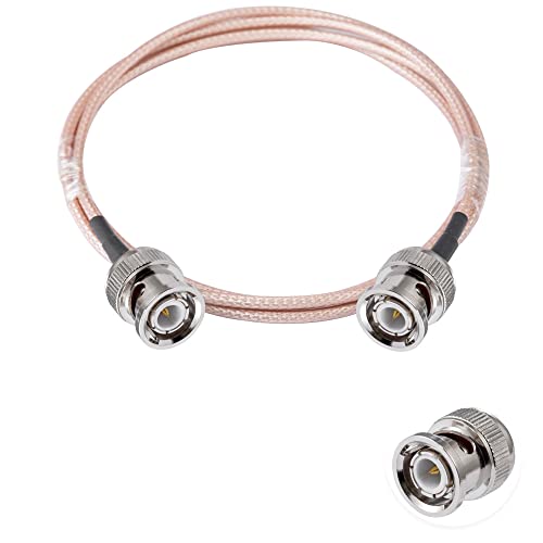 Vecys BNC Männlich auf BNC Männlich Kabel 50 Ohm RG316 HF-Koaxial-Pigtail-Jumper Kabel 10ft/3m für HF-Antennen, Amateurfunk, Handfunkgerät Vecys BNC Männlich auf BNC Männlich Kabel 50 Ohm RG316 HF-Koaxial-Pigtail-Jumper Kabel 10ft/3m für HF-Antennen, Amateurfunk, Handfunkgerät von Vecys