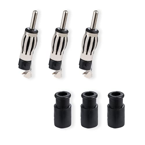 Vecys DIN Stecker Sodering RG174 RG58 FM/AM Autoradio Antennenanschluss DIN Stecker Laternenadapter 3 Stück für Kabel RG58 RG174 DAB + FM/AM Digitalradio Beat TechniSat Sony von Vecys