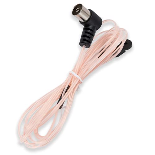 Vecys FM Radioantenne UKW Antenne Pink T Typ Innenantenne Unbal Dipol FM Autoradio Push On TV Buchse Anschluss Kompatibel mit Stereoempfänger Heimverstärker Autoradio Vecys FM Radioantenne UKW Antenne Pink T Typ Innenantenne Unbal Dipol FM Autoradio Push On TV Buchse Anschluss Kompatibel mit Stereoempfänger Heimverstärker Autoradio von Vecys