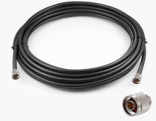 Vecys N auf N Stecker Jumper N Stecker auf N Stecker Low Loss Koaxialkabel LMR400 33FT/10M für 3G 4G 5G LTE Antenne Amateurfunk GPS WiFi Vecys N auf N Stecker Jumper N Stecker auf N Stecker Low Loss Koaxialkabel LMR400 33FT/10M für 3G 4G 5G LTE Antenne Amateurfunk GPS WiFi von Vecys