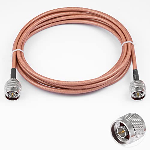 Vecys N auf N Stecker Jumper N Stecker auf N Stecker Low Loss Koaxialkabel RG400 10FT/3M für 3G 4G 5G LTE Antenne Amateurfunk GPS WiFi Vecys N auf N Stecker Jumper N Stecker auf N Stecker Low Loss Koaxialkabel RG400 10FT/3M für 3G 4G 5G LTE Antenne Amateurfunk GPS WiFi von Vecys