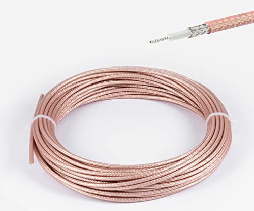 Vecys RG316 Kabel Verlustarmes HF-Koaxialkabel 50 Ohm 32.8FT/10M Braun Vecys RG316 Kabel Verlustarmes HF-Koaxialkabel 50 Ohm 32.8FT/10M Braun von Vecys