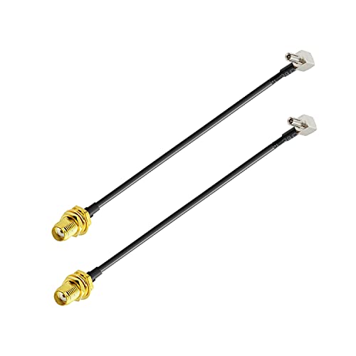 Vecys SMA Kabel SMA Buchse Schott an TS9 Stecker SMA zu TS9 Antennenkabel 4G Antennenrouter Verlängerungskabel 15 cm 6inch RG174 2 Stück SMA 2G 3G 4G Antenna Kabel von Vecys