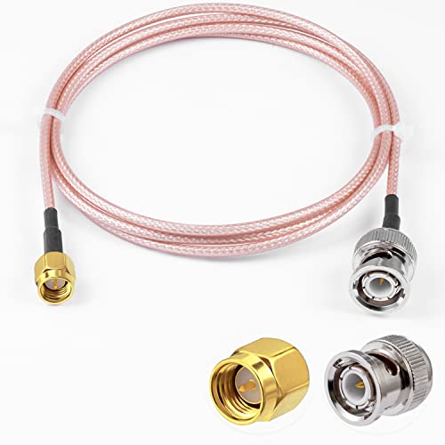 Vecys SMA Männlicher auf BNC Männlicher HF-Koaxialkabel 50 Ohm SMA auf BNC RG 316 Jumper Kabel 3FT/1M für Antennen Amateurfunk Wireless LAN Geräte Wi-Fi Radios Vecys SMA Männlicher auf BNC Männlicher HF-Koaxialkabel 50 Ohm SMA auf BNC RG 316 Jumper Kabel 3FT/1M für Antennen Amateurfunk Wireless LAN Geräte Wi-Fi Radios von Vecys