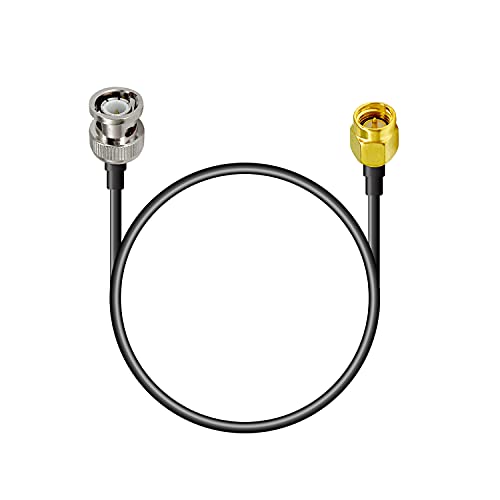 Vecys SMA Stecker auf BNC Stecker RF Koaxialkabel RG316 30 cm für Walkie Talkie Amateurfunkantennen PC LAN USB Raspberry Pi TYT Icom… von Vecys