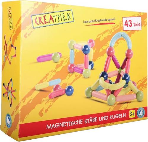 Vedes Creathek Magnetische Baustäbe und Kugeln, 43 Teile 0063018457 von Vedes