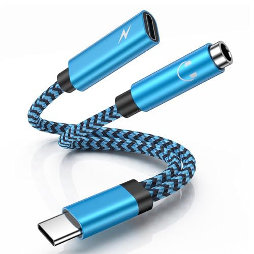 USB C Kopfhörer Adapter und Laden,2-in-1 Type C auf 3.5mm Klinke Adapter,USB C zu 3.5mm Klinke Schnellladung Aux Audio Adapter für Samsung Galaxy A54 A55 A53 A34 A23 A33 A14 S24 S23 S22,Google Pixel USB C Kopfhörer Adapter und Laden,2-in-1 Type C auf 3.5mm Klinke Adapter,USB C zu 3.5mm Klinke Schnellladung Aux Audio Adapter für Samsung Galaxy A54 A55 A53 A34 A23 A33 A14 S24 S23 S22,Google Pixel von Vedfoad