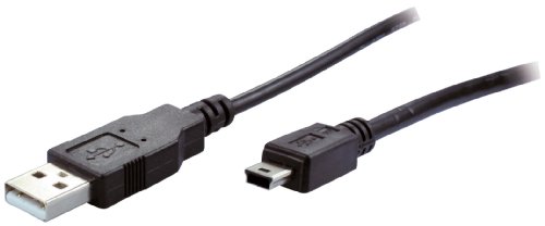 Vedimedia USB 2.0 A/B | 2.0 m 2 m USB A Mini-USB B schwarz Kabel USB – Kabel USB (2 m, USB A, Mini-USB B, männlich/weiblich, schwarz, USB Type-a) von Vedimedia
