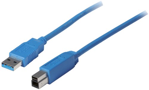 Vedimedia USB 3.0 A/B Kabel 1,0 m blau von Vedimedia