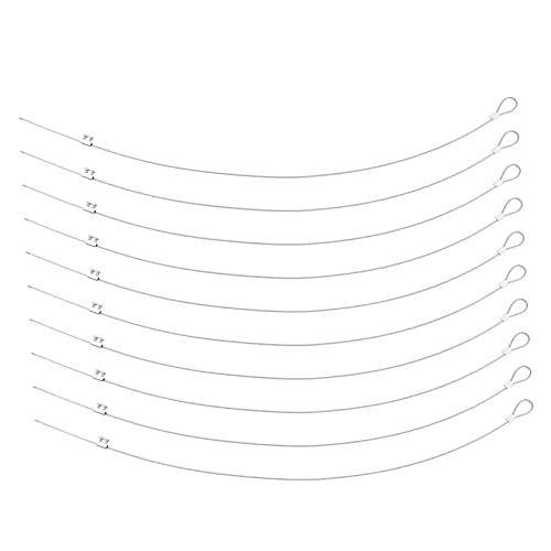 10St Lichterketten für Absturzsicherungen kolodialesilber silve Torzugseil türriegel Edelstahl-Torverriegelungskabel Torriegel-Zugkabel gewidmet Kordelzug Beleuchtung von Veemoon
