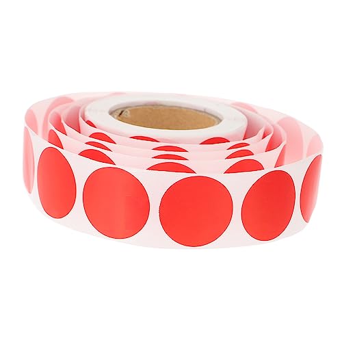 Veemoon 1 Rolle Aufkleber Mit Runden Punkten Papier Kreis Etiketten Mit Runden Punkten Tag-aufkleber Runde Farbige Abziehbilder Form Ablösbare Dots-etiketten Rot Veemoon 1 Rolle Aufkleber Mit Runden Punkten Papier Kreis Etiketten Mit Runden Punkten Tag-aufkleber Runde Farbige Abziehbilder Form Ablösbare Dots-etiketten Rot von Veemoon