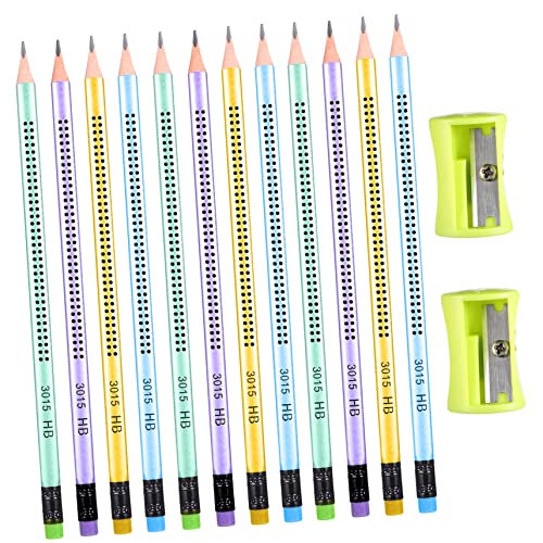 Veemoon 1 Satz Bleistift Graphitstifte zum Skizzieren Graphitstifte zum Zeichnen kleine Stifte Kunst Griffe painting set for stempelstifte für Dreiecksstifte Stifte malen Holz von Veemoon