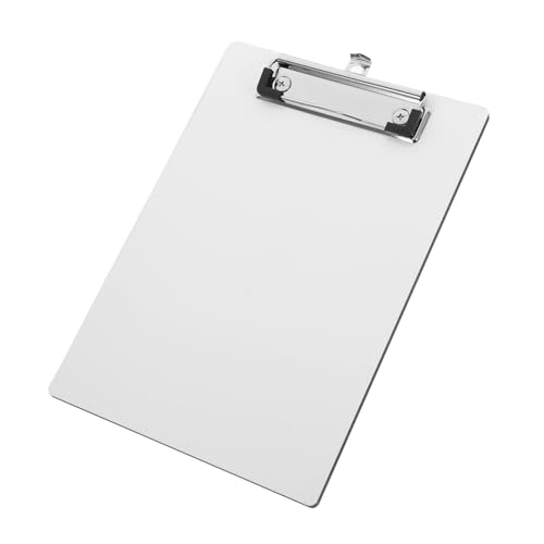 Veemoon 1 Satz Gürtelclip-Schreibblock ordner Büro-Klemmbrett Zwischenablage zeichnen MDF-Platte Weiß Veemoon 1 Satz Gürtelclip-Schreibblock ordner Büro-Klemmbrett Zwischenablage zeichnen MDF-Platte Weiß von Veemoon