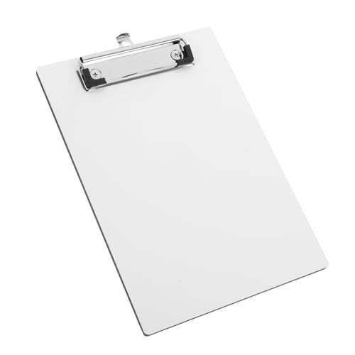 Veemoon 1 Satz Gürtelclip-Schreibblock ordner Tafel tragbares Schreib-Klemmbrett Dokumentclip Schreiben von Support-Boards Büroschreib-Zwischenablage tragbares Klemmbrett MDF-Platte Weiß Veemoon 1 Satz Gürtelclip-Schreibblock ordner Tafel tragbares Schreib-Klemmbrett Dokumentclip Schreiben von Support-Boards Büroschreib-Zwischenablage tragbares Klemmbrett MDF-Platte Weiß von Veemoon