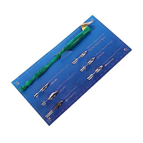 Veemoon 1 Satz Tauchstift Aus Holz Stifte Für Die Schule Schulstifte Kalligraphie Dip-pen-zubehör Hölzern Green von Veemoon